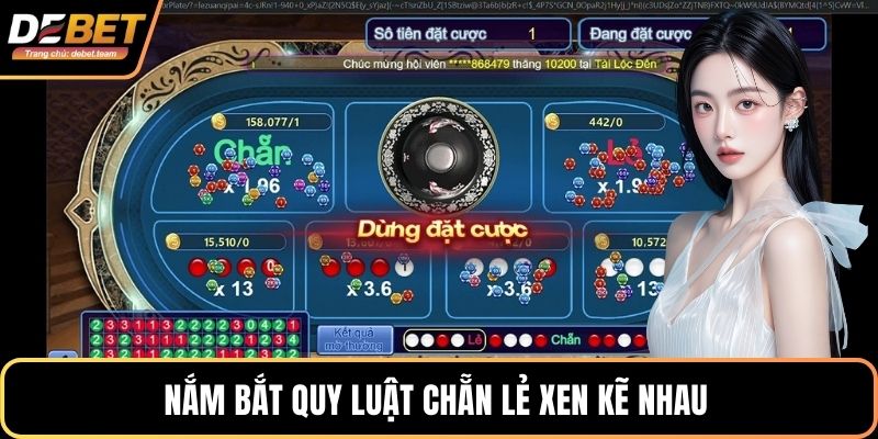 Nắm bắt quy luật chẵn lẻ xen kẽ nhau
